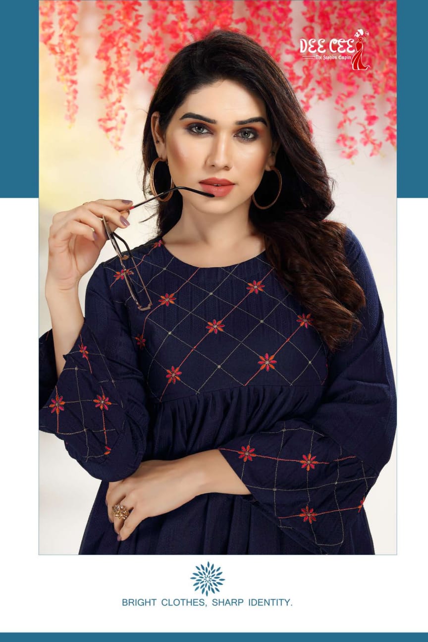 Meher By Deecee Fancy Tunic Short Kurtis Catalog